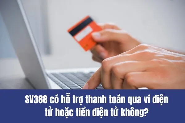 SV388 có hỗ trợ thanh toán qua ví điện tử hoặc tiền điện tử không?