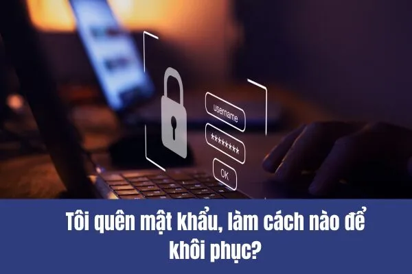 Tôi quên mật khẩu, làm cách nào để khôi phục?