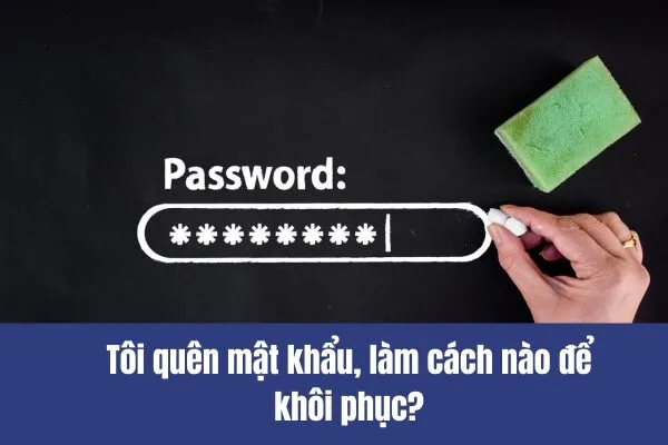 Tôi quên mật khẩu, làm cách nào để khôi phục?