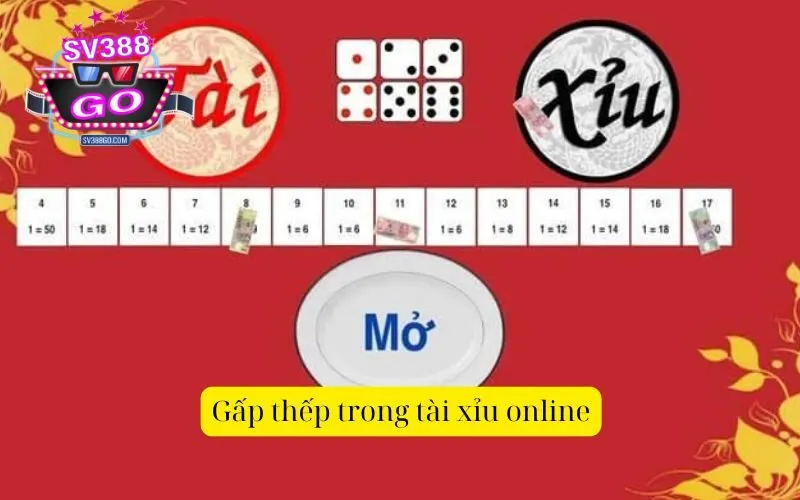 Gấp thếp trong tài xỉu online