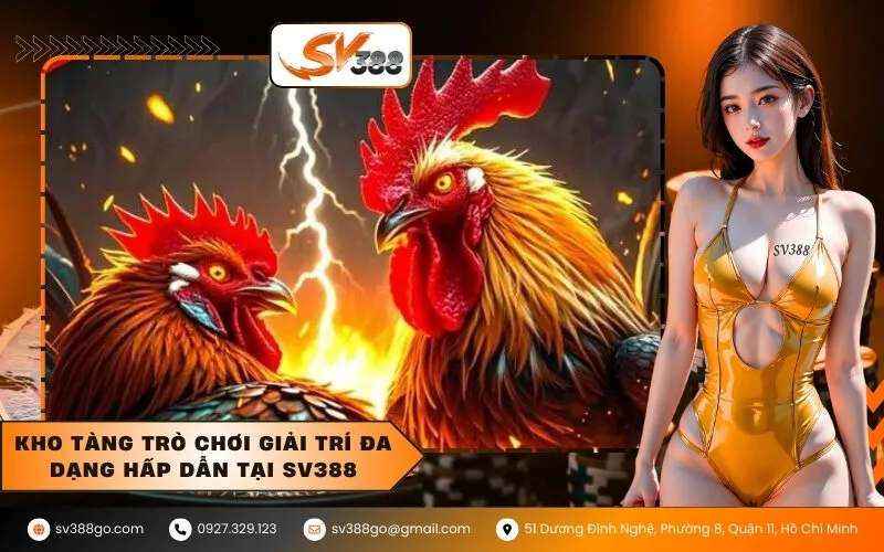 Kho tàng trò chơi giải trí đa dạng hấp dẫn tại SV388
